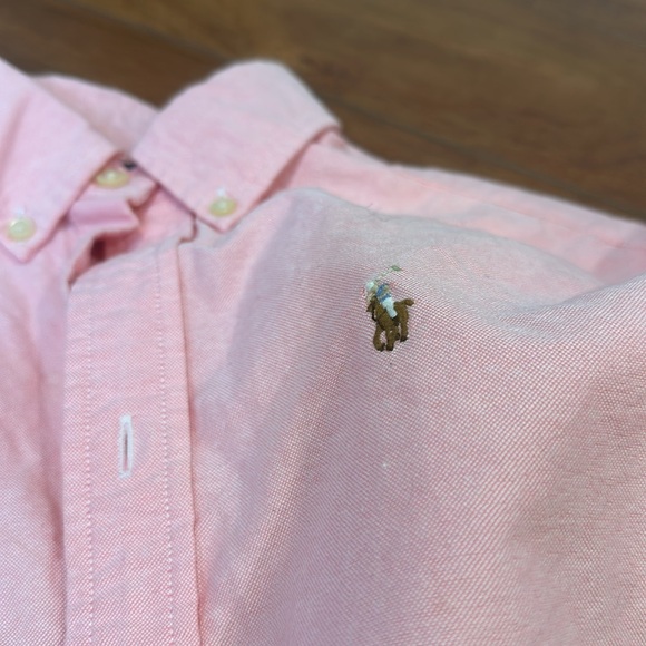 Ralph Lauren Kids Size 10 Button Down Pink Shirt Boys or Girls - Picture 3 of 4